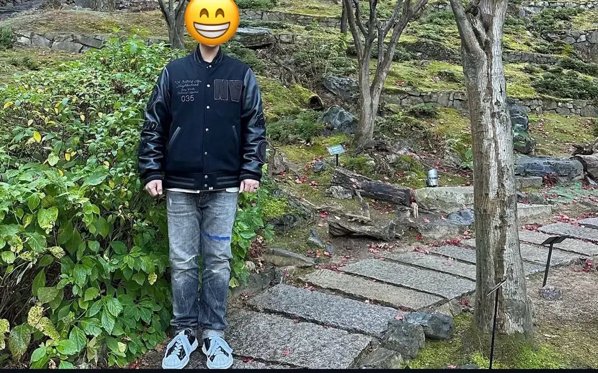 L Supreme Number Nine Varsity Jacket supreme number (n)ine varsity